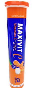 MAXVIT C 1000+ZINC TUBO 20 CP