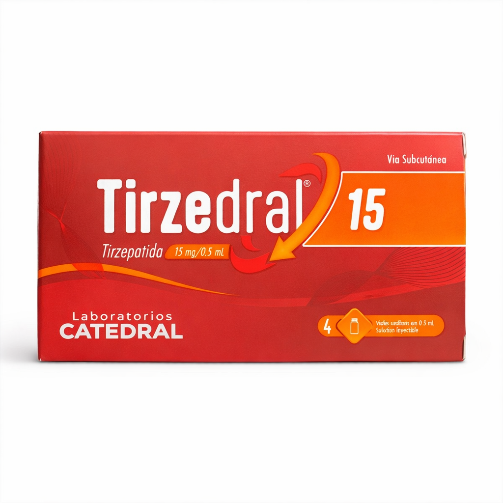 Tirzedral 15 MG (4 Ampolas)