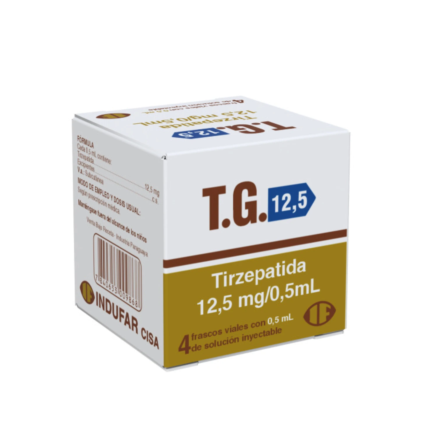 TG 12,5 MG – INDUFAR