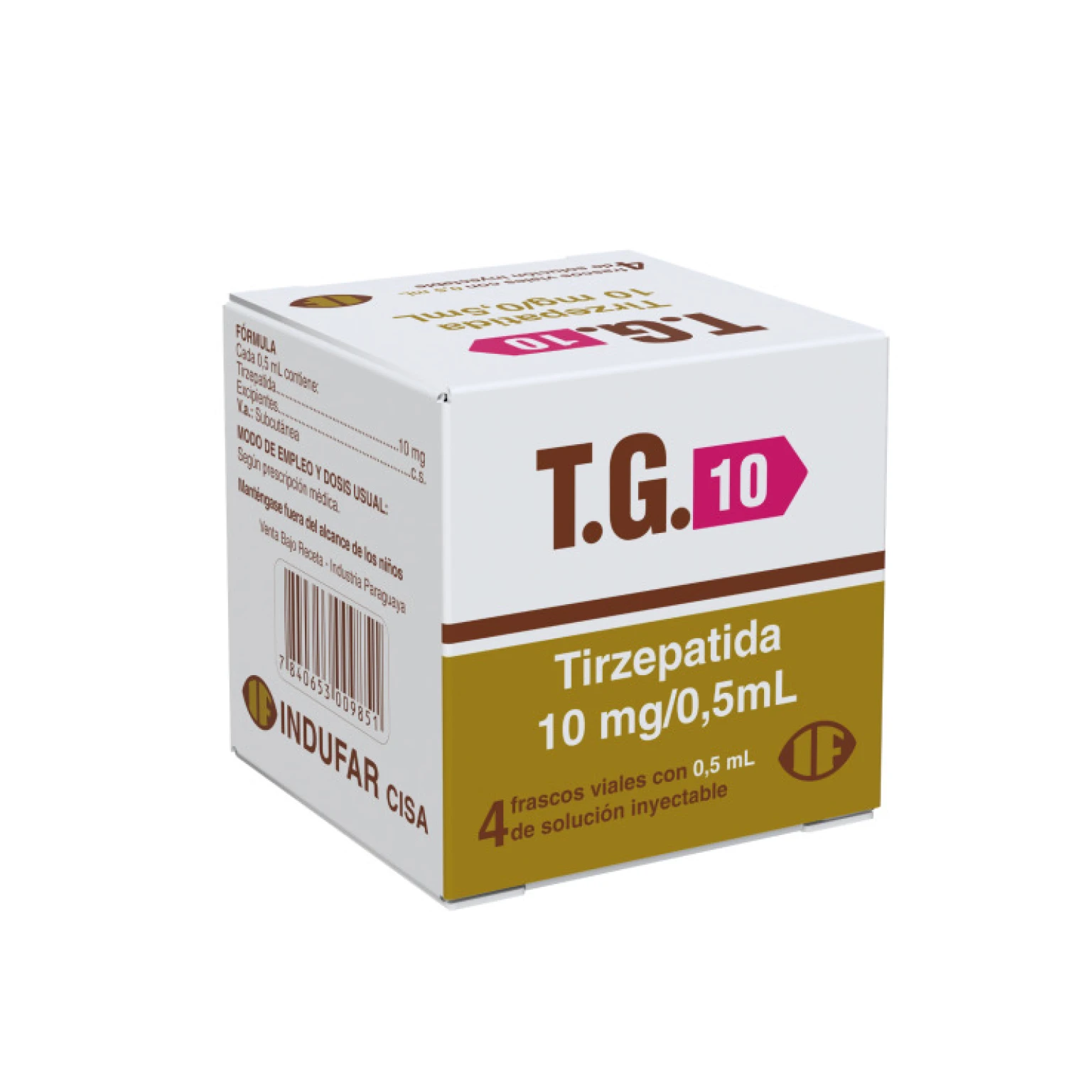 TG 10 MG – INDUFAR