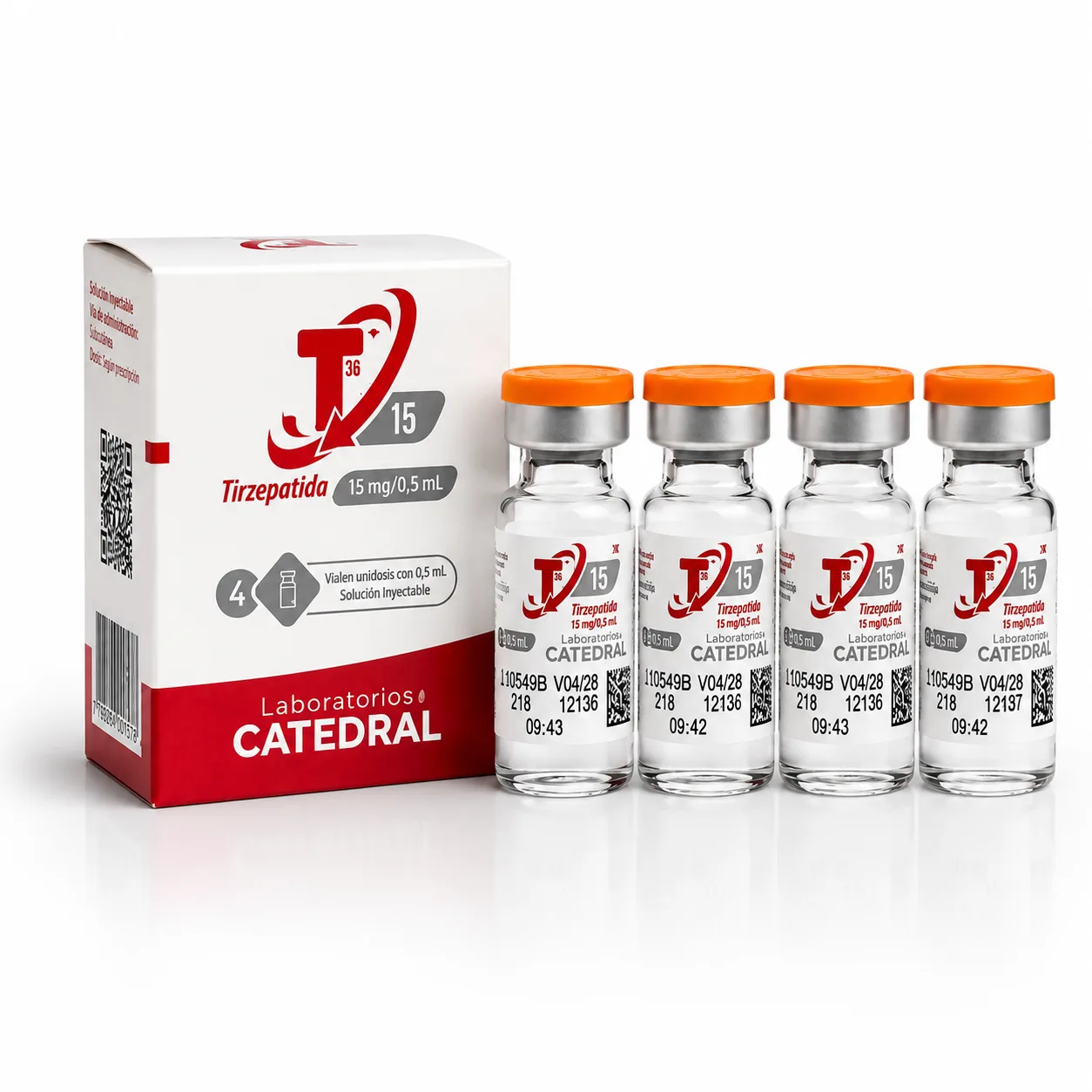 T36 15 mg – 4 Ampollas