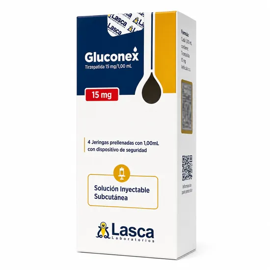GLUCONEX 15 MG 4 JERINGAS