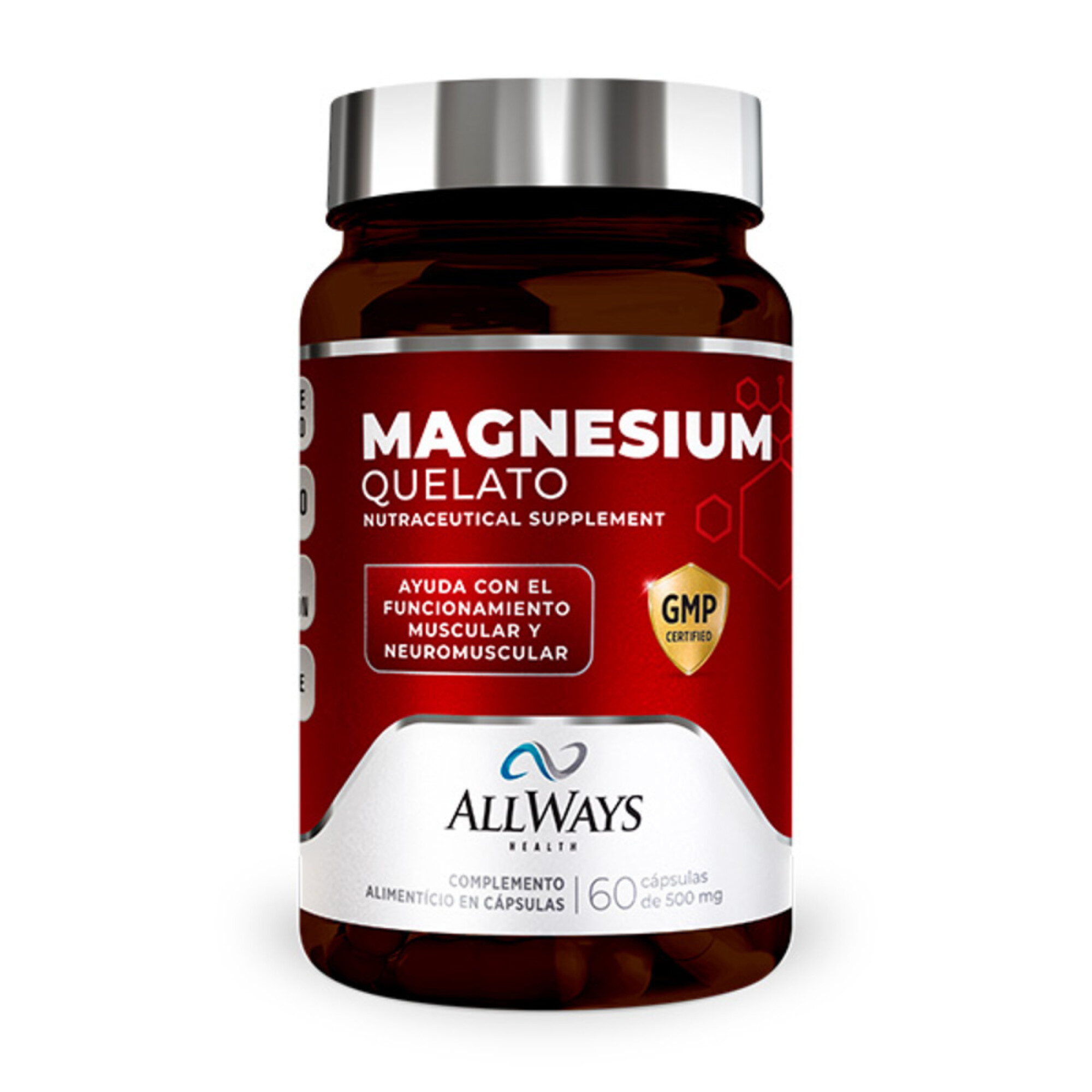 Allways Magnesium Quelato 60Cap x500mg