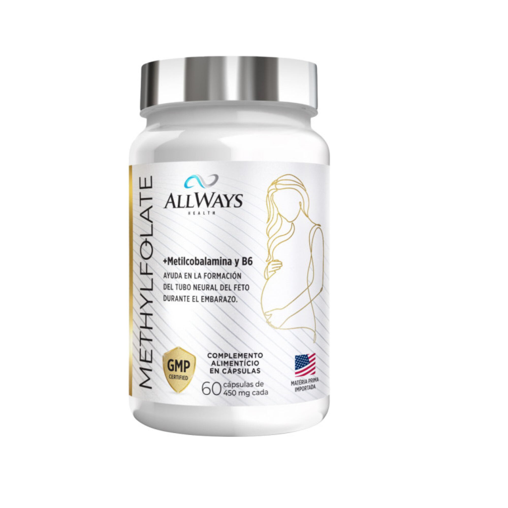 Allways Methylfolate 60Cap x450mg