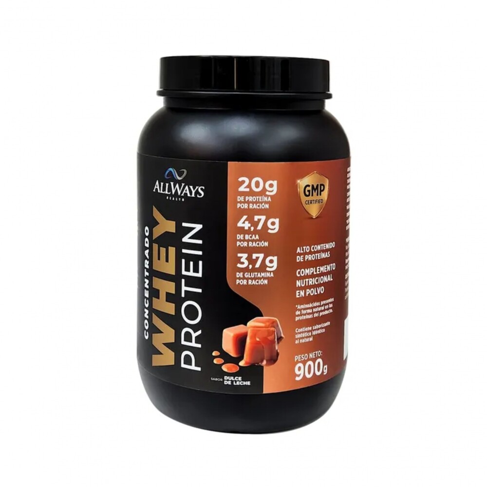 Allways Whey Protein 900Gr Dulce de Leche