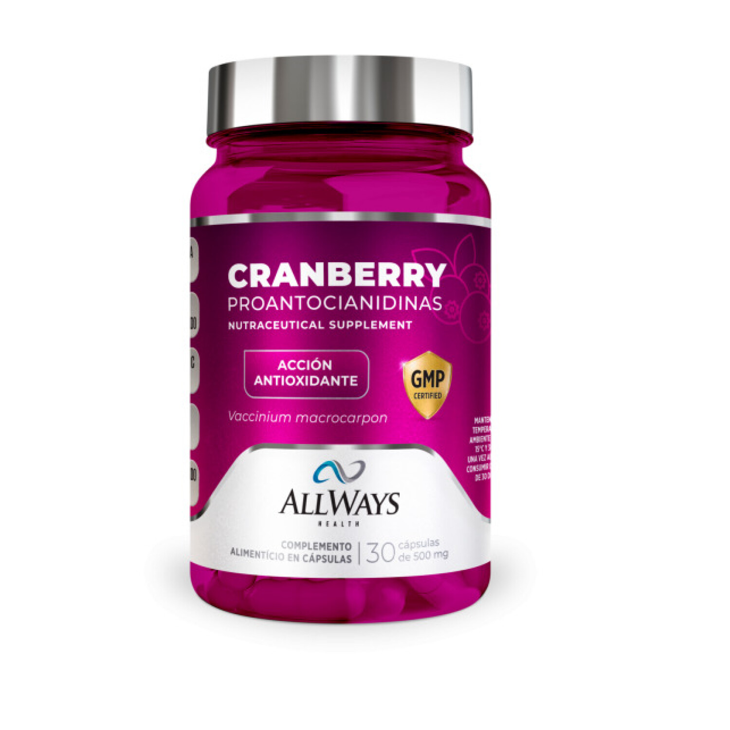 Allways Cranberry 30 Cap x 500mg