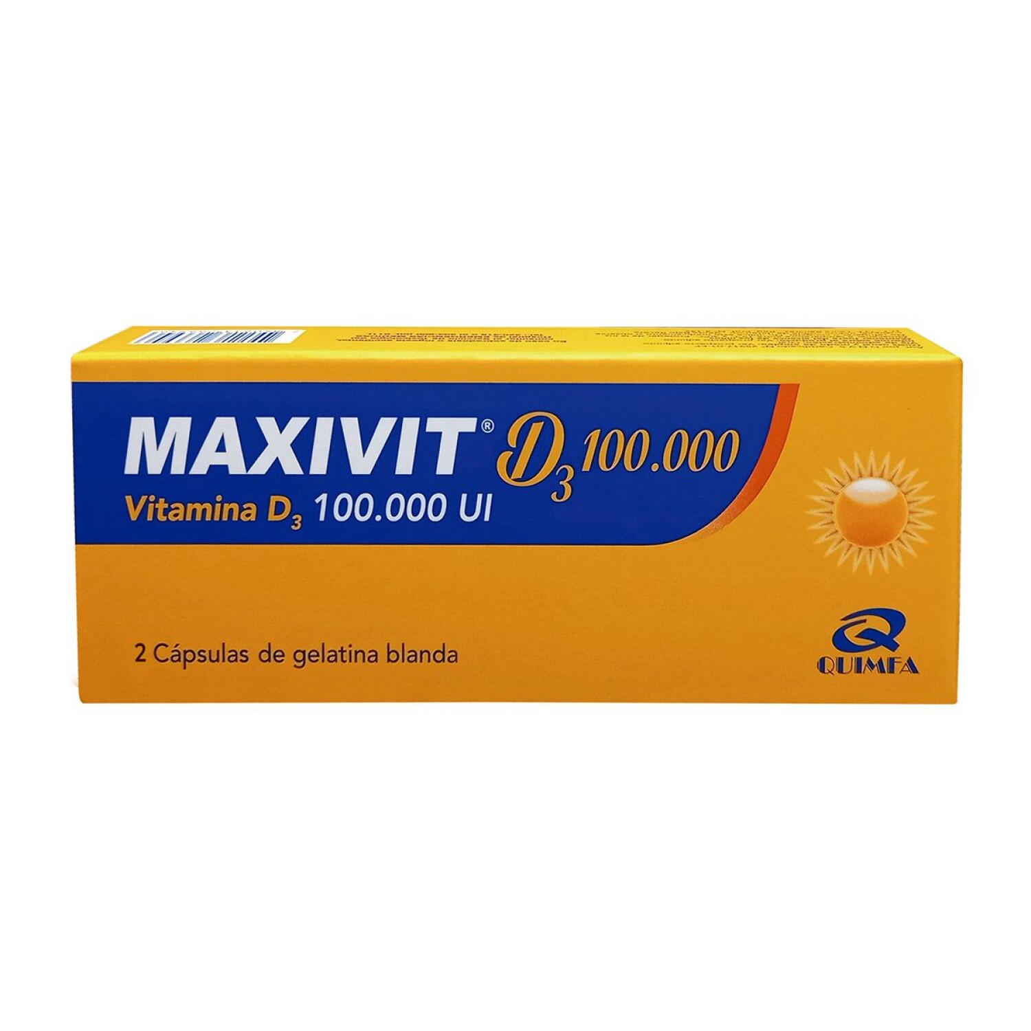 Maxivit D3 1000000UI Caps Blandas x2