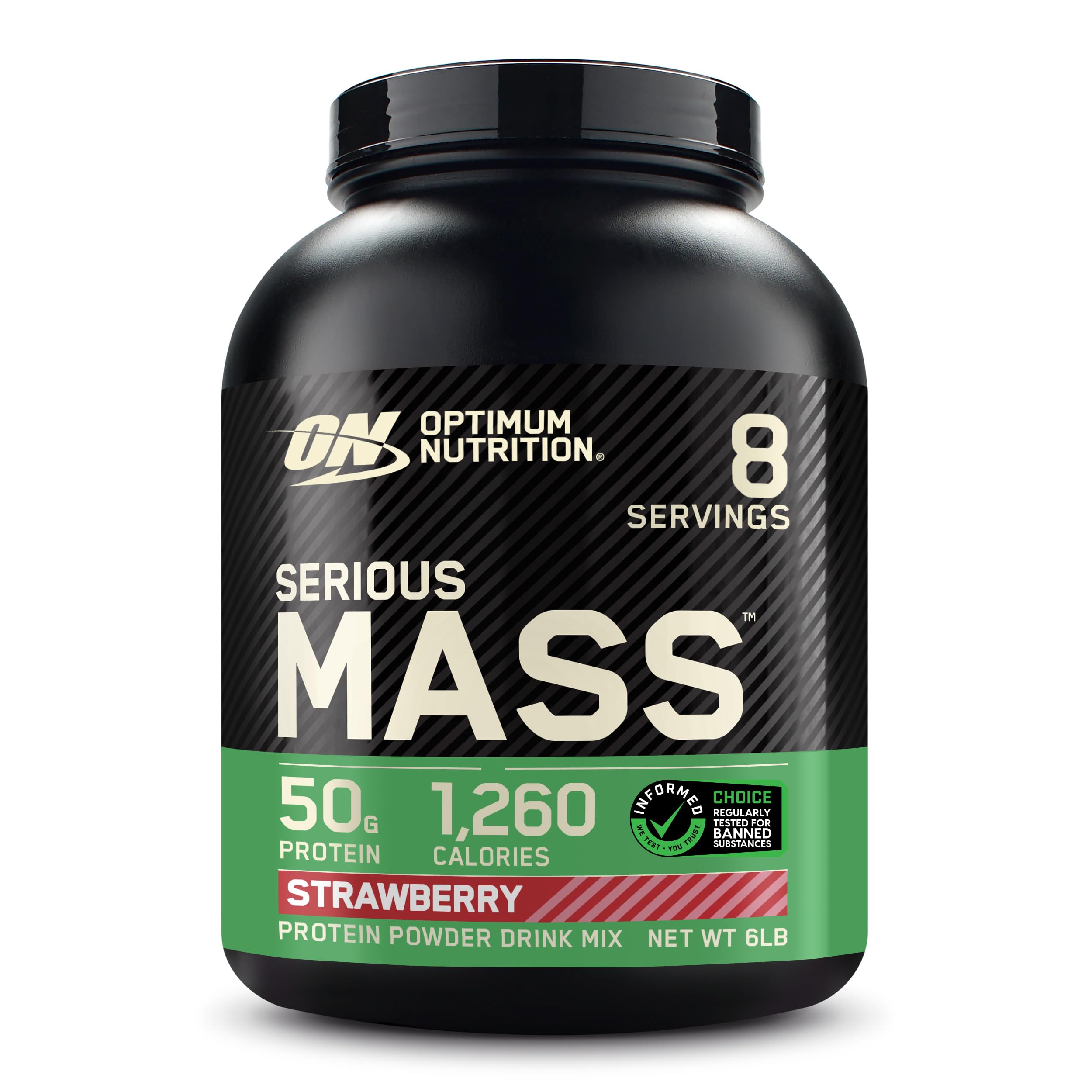 Serious Mass 8 Serving Strawberry