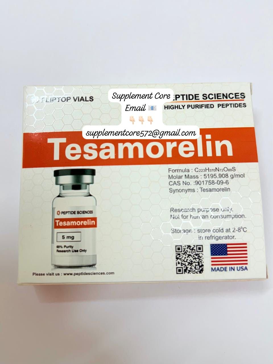 Tesamorelin 10mg Safeprolabs