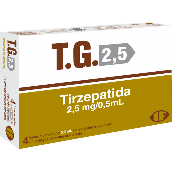 TG 2,5MG 4 AMPOLAS