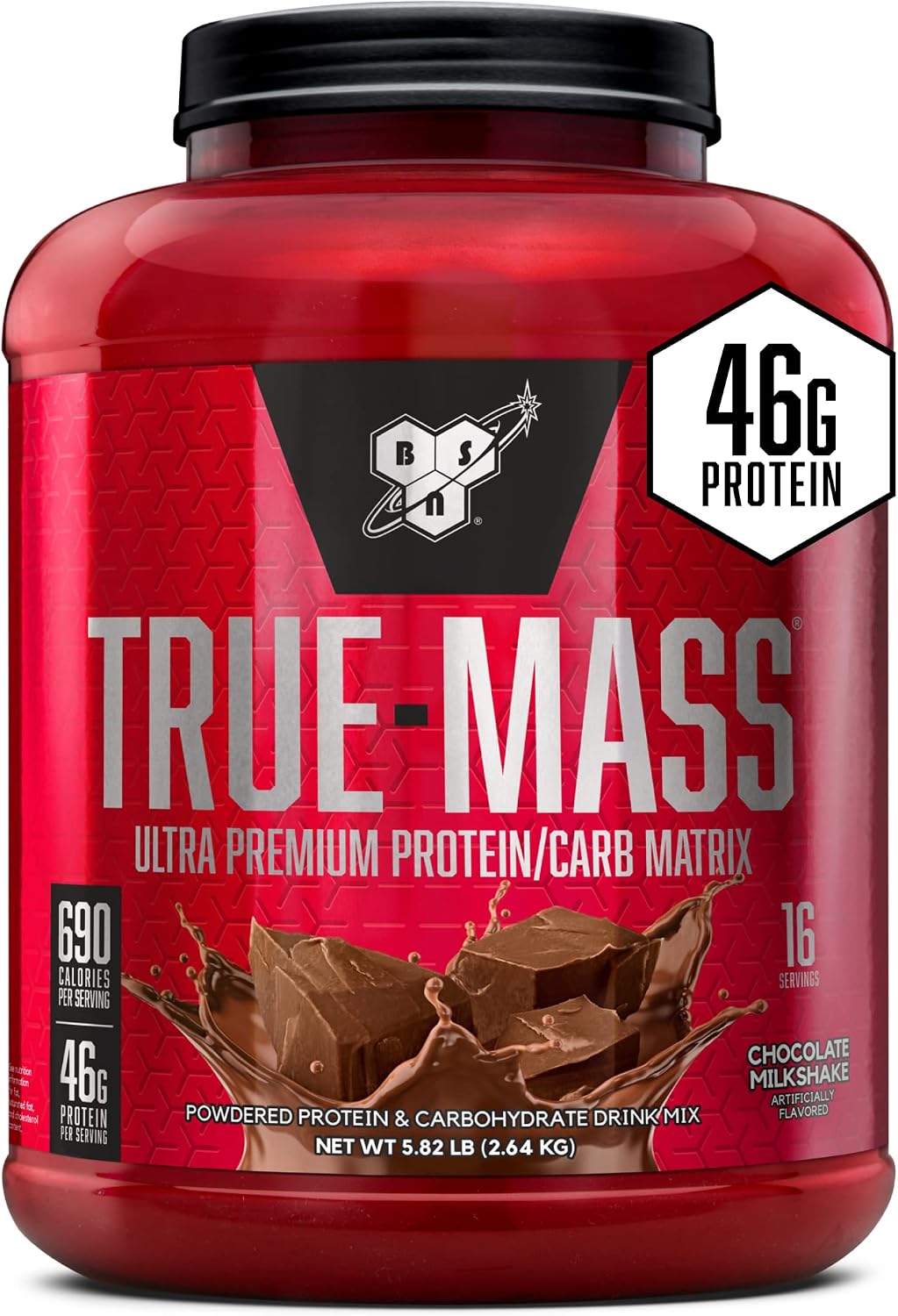 True-Mass 16 Servings Chocolate
